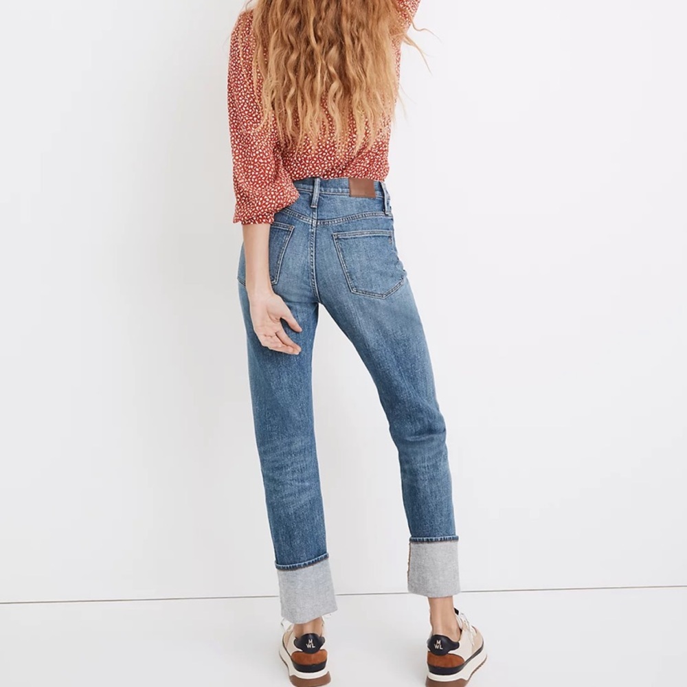 Madewell Classic Straight Jeans in Cristoforo Wash: Selvedge Edition MC561 - Picture 3 of 4